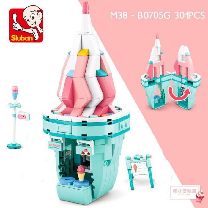 Sluban B0705G Ice Cream Shop - LOZ Blocks Official Store