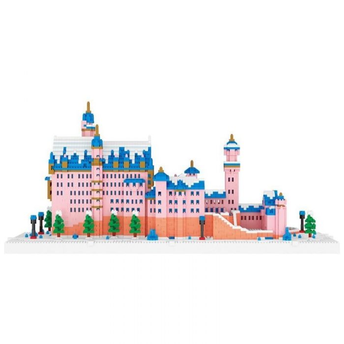 Wise Hawk 2633 Pink Neuschwanstein Castle - LOZ Blocks Official Store