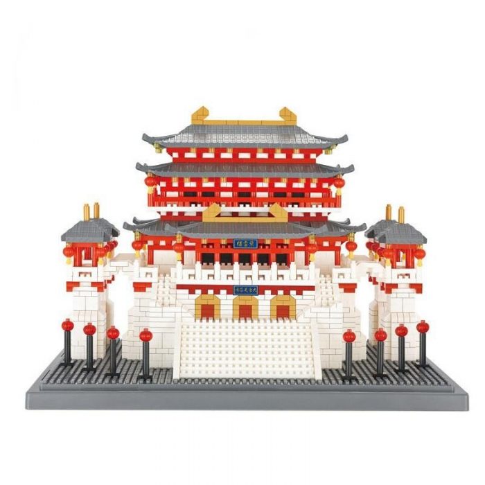 YZ 087 China Ancient Lotus Pavilion Palace - LOZ Blocks Official Store