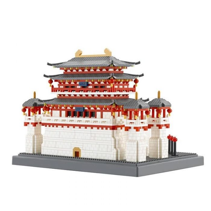 YZ 087 China Ancient Lotus Pavilion Palace - LOZ Blocks Official Store