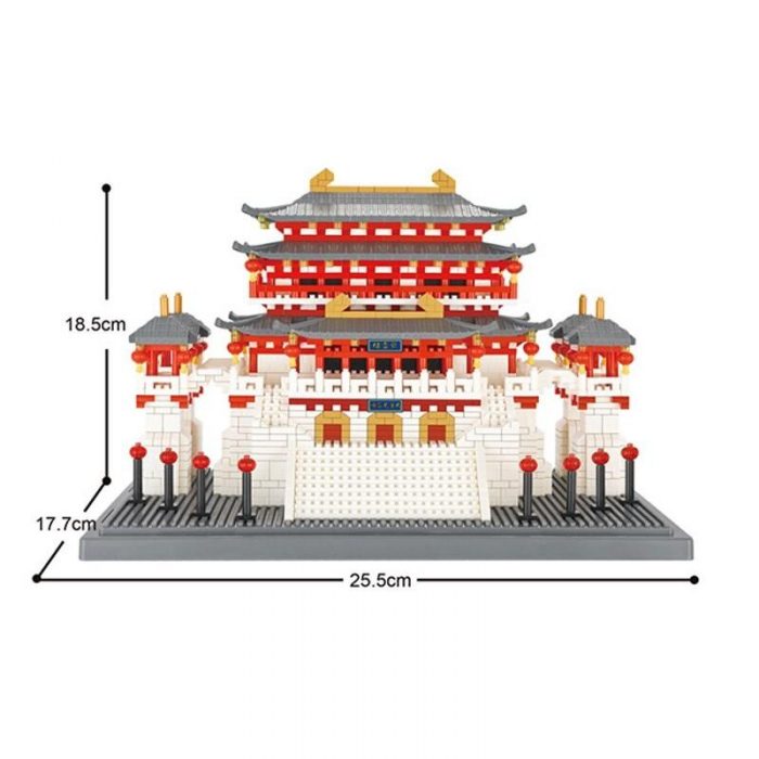 YZ 087 China Ancient Lotus Pavilion Palace - LOZ Blocks Official Store