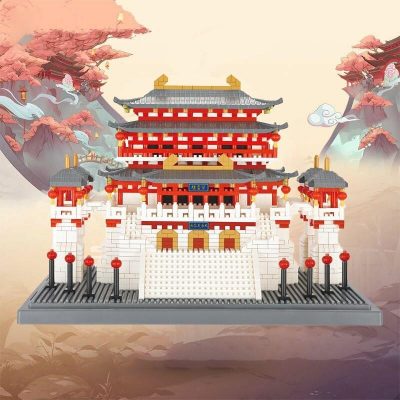 YZ 087 China Ancient Lotus Pavilion Palace - LOZ Blocks Official Store