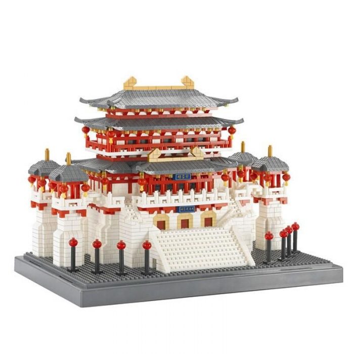 YZ 087 China Ancient Lotus Pavilion Palace - LOZ Blocks Official Store