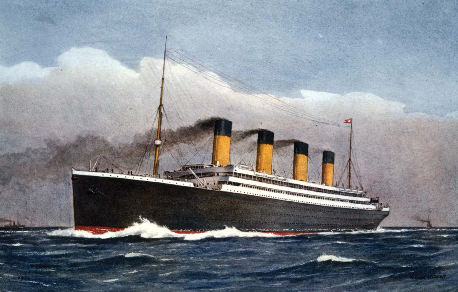 YZ 66503 Large Titanic Ship