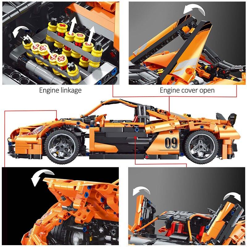 LOZ 492pcs 1:24 Car Model Diamond Mini Nano Building Blocks Bricks Puzzle Toys 