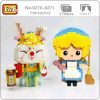 LOZ Fairy Tale Girl Ancient Rabbit Animal Crystal Shoe Broom Model Mini Diamond Blocks Bricks Building - LOZ Blocks Store