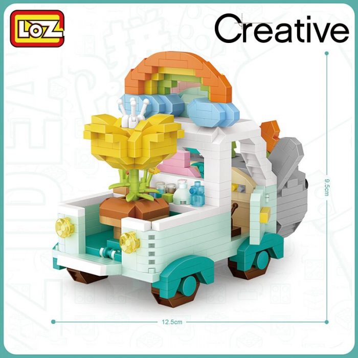 LOZ building blocks cartoon rabbit car fox micro diamond small particles assembled toy girl boy 1 - LOZ Blocks Store