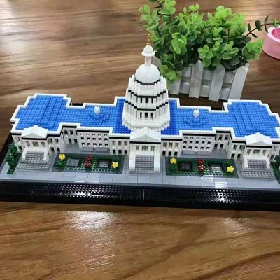 Balody 16082 World Architecture United States Capitol Congress House Garden Mini Diamond Blocks Bricks Building Toy 5 - LOZ Blocks Store