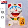 Balody 16144 Anime Doraemon Lucky Money Fortune Cat Animal Robot Pet Mini Diamond Blocks Bricks Building - LOZ Blocks Store