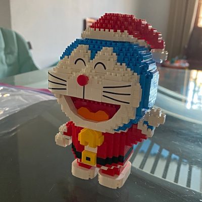 Balody 16147 Doraemon Merry Christmas Santa Claus Cat Animal 3D Mini Diamond Blocks Bricks Building Toy 3 - LOZ Blocks Store