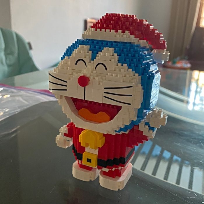 Balody 16147 Doraemon Merry Christmas Santa Claus Cat Animal 3D Mini Diamond Blocks Bricks Building Toy 3 - LOZ Blocks Store