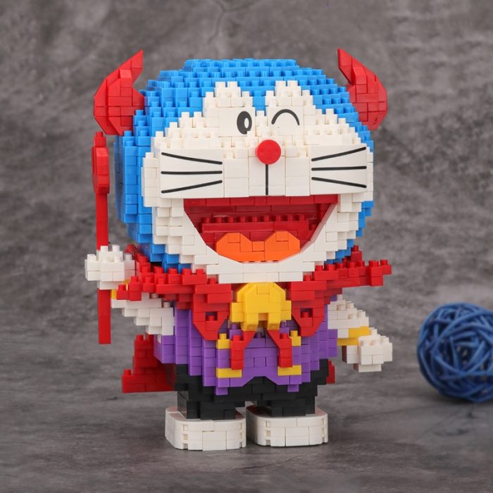 Balody 16148 Anime Doraemon Halloween Vampire Cat Animal Robot Mini Diamond Blocks Bricks Building Toy for 1 - LOZ Blocks Store