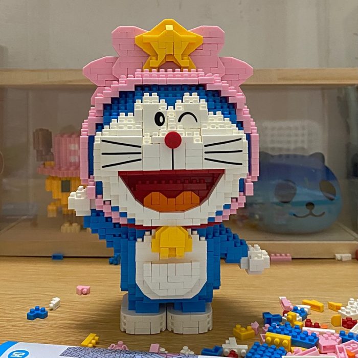 Balody 16230 Zodiac Anime Doraemon Virgo Cat Robot Animal Pet Model Mini Diamond Blocks Bricks Building 2 - LOZ Blocks Store