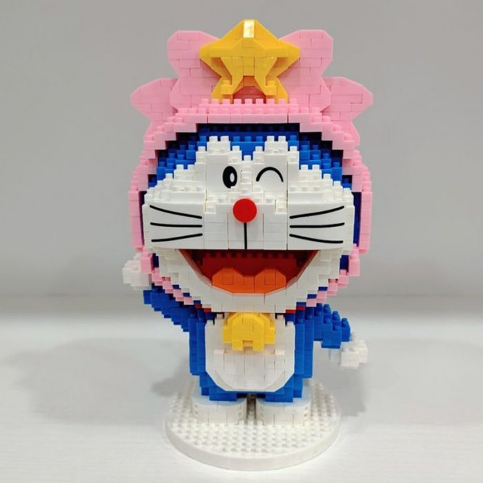 Balody 16230 Zodiac Anime Doraemon Virgo Cat Robot Animal Pet Model Mini Diamond Blocks Bricks Building 5 - LOZ Blocks Store