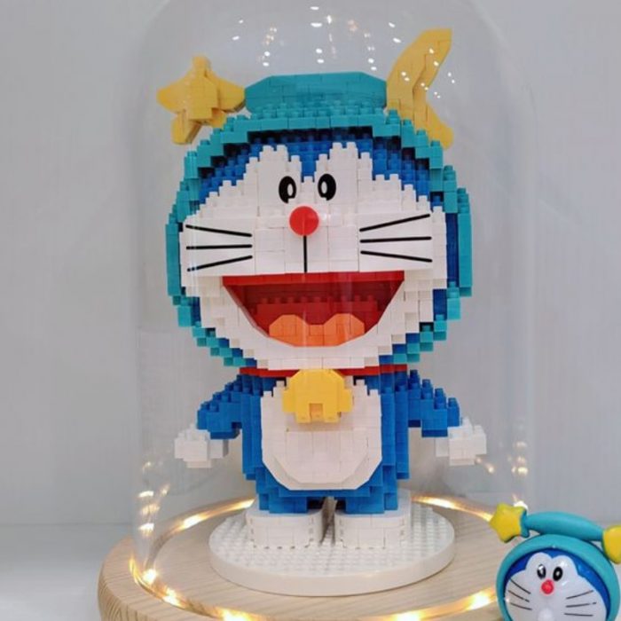 Balody 16231 Zodiac Anime Doraemon Libra Cat Robot Animal Pet Model Mini Diamond Blocks Bricks Building 5 - LOZ Blocks Store