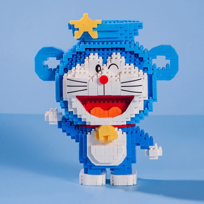 Balody 16235 Zodiac Anime Doraemon Aquarius Cat Robot Animal 3D Mini Diamond Blocks Bricks Building Toy 1 - LOZ Blocks Store