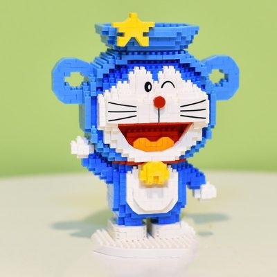 Balody 16235 Zodiac Anime Doraemon Aquarius Cat Robot Animal 3D Mini Diamond Blocks Bricks Building Toy 2 - LOZ Blocks Store