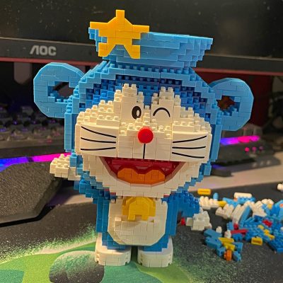 Balody 16235 Zodiac Anime Doraemon Aquarius Cat Robot Animal 3D Mini Diamond Blocks Bricks Building Toy 3 - LOZ Blocks Store