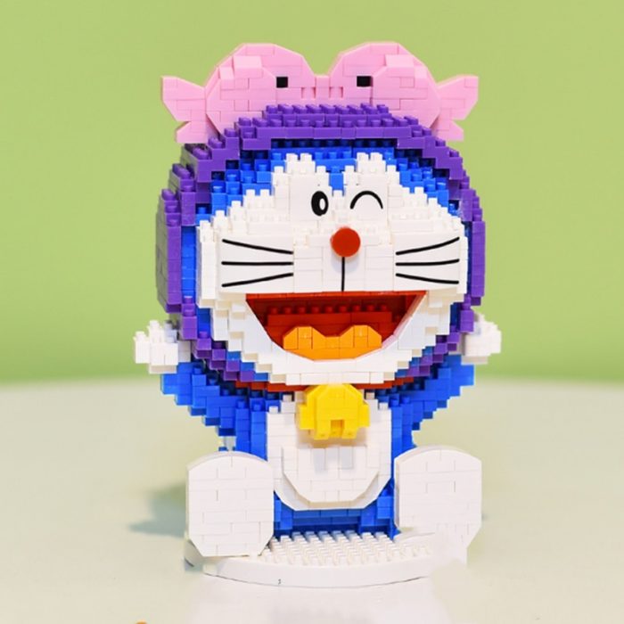 Balody 16236 Zodiac Anime Doraemon Pisces Cat Robot Animal Pet Mini Diamond Blocks Bricks Building Toy 2 - LOZ Blocks Store