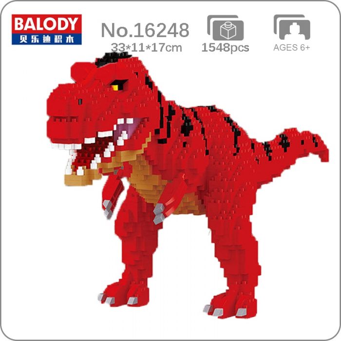 Balody 16248 Jurassic Period Dinosaur Torvosaurus Monster DIY Mini Diamond Blocks Bricks Building Toy For Children - LOZ Blocks Store