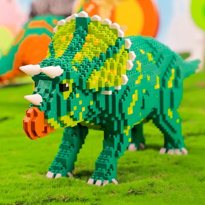 Balody 16251 Jurassic Period Dinosaur Triceratops Monster DIY Mini Diamond Blocks Bricks Building Toy For Children 1 - LOZ Blocks Store