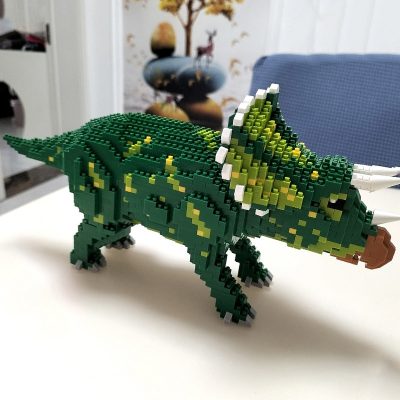 Balody 16251 Jurassic Period Dinosaur Triceratops Monster DIY Mini Diamond Blocks Bricks Building Toy For Children 4 - LOZ Blocks Store