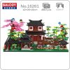 Balody 16261 World Architecture Courtyard Pavilion House Garden Tree Bridge Mini Diamond Blocks Bricks Building Toy - LOZ Blocks Store