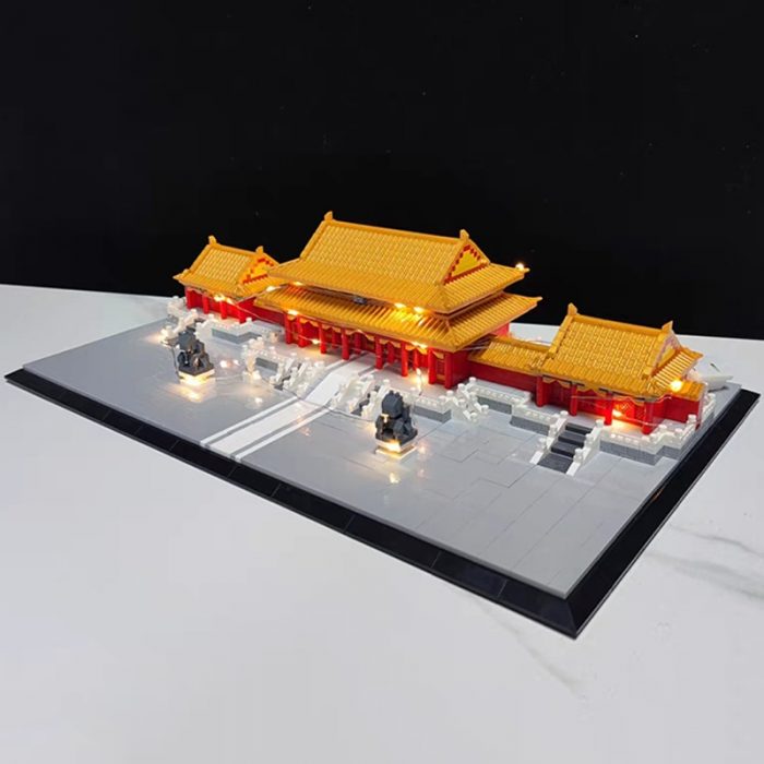 Balody 16277 Architecture Imperial Palace Hall Of Supreme Harmony Square LED Mini Diamond Blocks Bricks Building 1 - LOZ Blocks Store