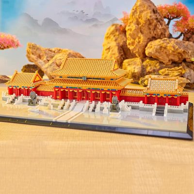 Balody 16277 Architecture Imperial Palace Hall Of Supreme Harmony Square LED Mini Diamond Blocks Bricks Building 2 - LOZ Blocks Store