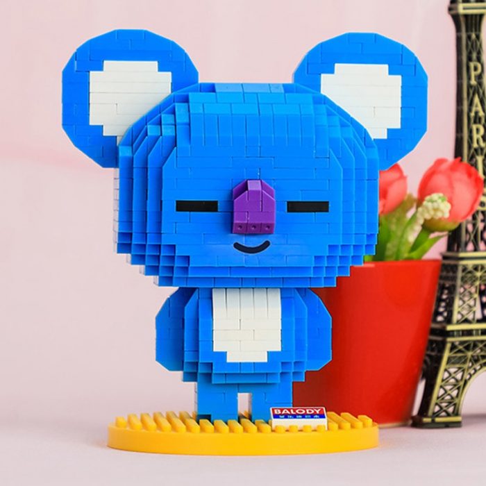 Balody 18146 Animal World Koala Bear Smile Stand Pet Doll Model Mini Diamond Blocks Bricks Building 4 - LOZ Blocks Store