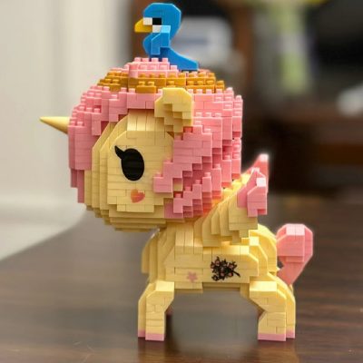 Balody 18188 Animal World Unicorn Peach Bird Fly Horse Monster Pet Doll DIY Mini Diamond Blocks 4 - LOZ Blocks Store