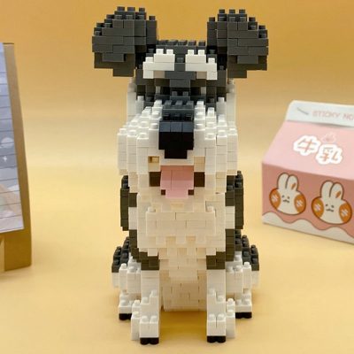 Balody 18242 Animal World Standard Schnauzer Dog Sit Pet Doll Mini Diamond Blocks Bricks Building Toy 3 - LOZ Blocks Store