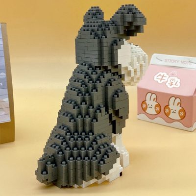 Balody 18242 Animal World Standard Schnauzer Dog Sit Pet Doll Mini Diamond Blocks Bricks Building Toy 4 - LOZ Blocks Store