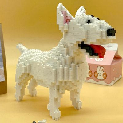 Balody 18245 Animal World Pit Bull Terrier Dog Stand Pet Doll Mini Diamond Blocks Bricks Building 2 - LOZ Blocks Store