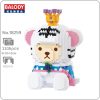 Balody 18259 White Tiger King Dressed up Bear Animal Disguise Mini Diamond Blocks Bricks Building Toy - LOZ Blocks Store