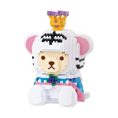 Balody 18259 White Tiger King Dressed up Bear Animal Disguise Mini Diamond Blocks Bricks Building Toy 2 - LOZ Blocks Store