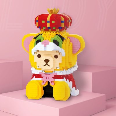 Balody 18260 Yellow Tiger King Dressed up Bear Animal Disguise Mini Diamond Blocks Bricks Building Toy 1 - LOZ Blocks Store