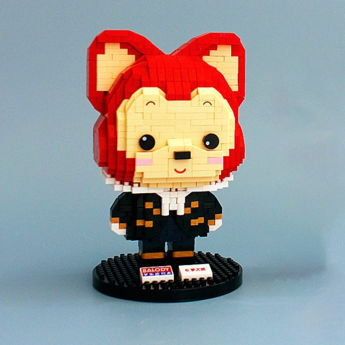 Balody 18304 Gentlema Little Red Baby Fox Boy Pet Cute Animal Model Mini Diamond Blocks Bricks 1 - LOZ Blocks Store