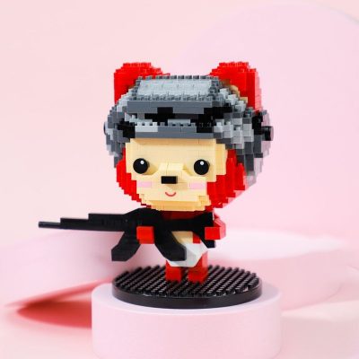 Balody 18313 Army Little Red Baby Fox Gun Boy Pet Cute Animal Model Mini Diamond Blocks 2 - LOZ Blocks Store