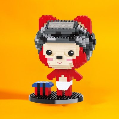 Balody 18314 Army Pilot Little Red Baby Fox Boy Pet Cute Animal Mini Diamond Blocks Bricks 4 - LOZ Blocks Store