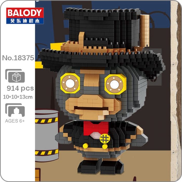 Balody 18375 Game Identity Guard Duck Gentleman Animal Monster DIY Mini Diamond Blocks Bricks Building Toy - LOZ Blocks Store