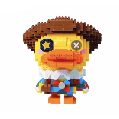 Balody 18376 Game Identity Acrobat Duck Clown Animal Monster Mini Diamond Blocks Bricks Building Toy for 5 - LOZ Blocks Store