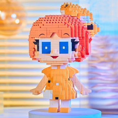 Balody 18419 Anime Mighty Atom Astro Boy Suzu Robot Girl Doll Mini Diamond Blocks Bricks Building 1 - LOZ Blocks Store