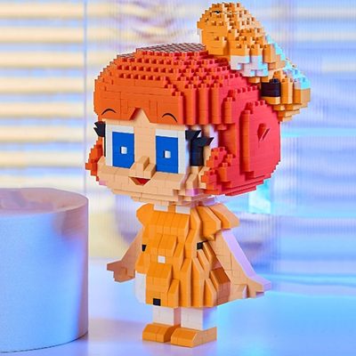 Balody 18419 Anime Mighty Atom Astro Boy Suzu Robot Girl Doll Mini Diamond Blocks Bricks Building 3 - LOZ Blocks Store