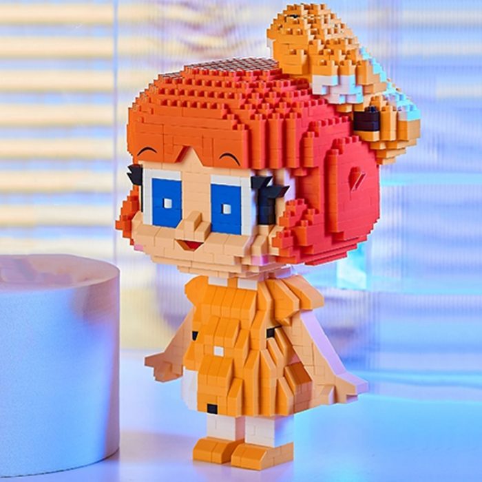 Balody 18419 Anime Mighty Atom Astro Boy Suzu Robot Girl Doll Mini Diamond Blocks Bricks Building 3 - LOZ Blocks Store