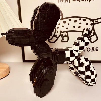 Balody 18442 Animal World Black Balloon Dog Puppy Mosaic Pet 3D Mini Diamond Blocks Bricks Building 2 - LOZ Blocks Store