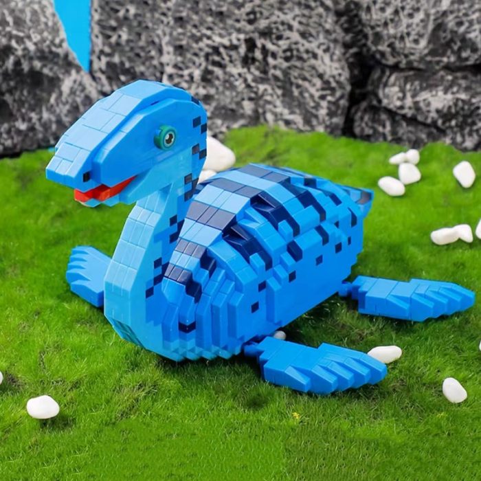 Balody Jurassic Period Dinosaur Tyrannosaurus Rex Stegosaurus Plesiosaur DIY Mini Diamond Blocks Bricks Building Toy Gift 5 - LOZ Blocks Store