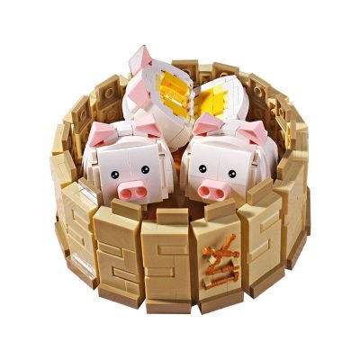 LOZ Cantonese morning tea dessert chicken feet steamer tea set assembly small particle building blocks new 5 - LOZ Blocks Store