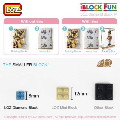 LOZ Diamond Blocks Cartoon Animal Bear Anime Lion Assembly Figure Building Blocks Enlighten Micro Brick Funny 5 - LOZ Blocks Store