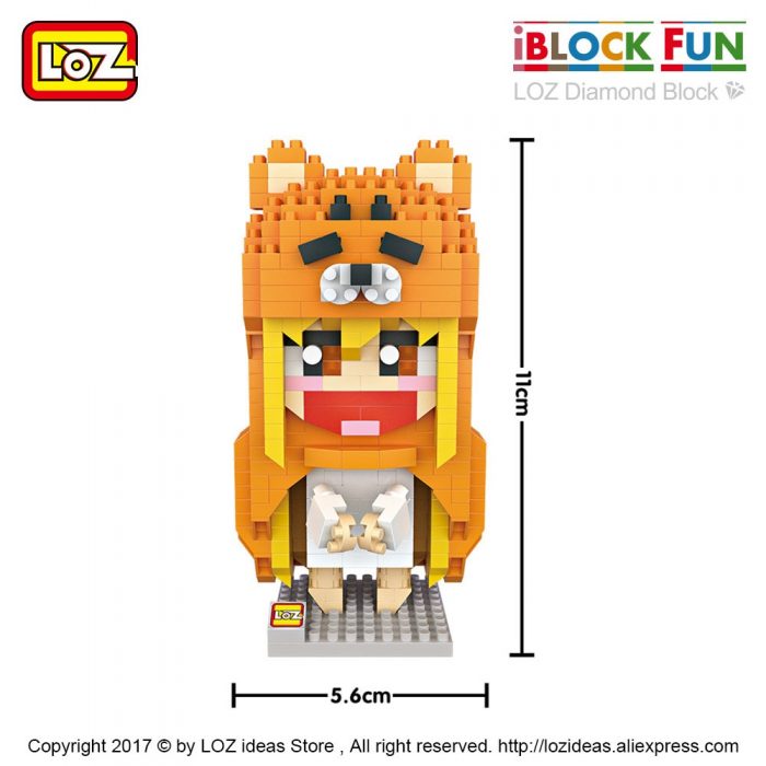 LOZ Diamond Blocks Figure Chibi Cute Kawaii Dolls Mini Japanese Anime Action Figures Acg Toy Assembly 3 - LOZ Blocks Store